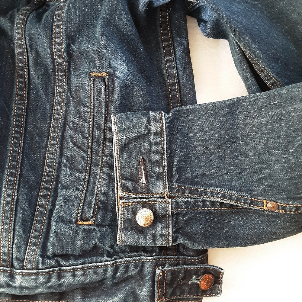 Arizona Jean Company Youth Dark Indigo Denim Jacket - Picture 4 of 9